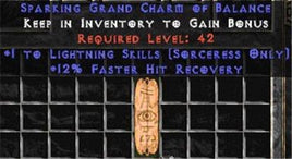 Sorceress Lightning Skills w/ 12% FHR GC - East Non-Ladder