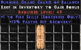 Sorceress Fire Skills w/ 12% FHR GC - Europe Non-Ladder