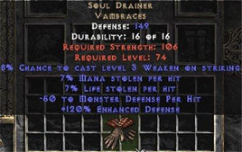 Soul Drainer - 7/7/120 - Perfect - Europe Non-Ladder