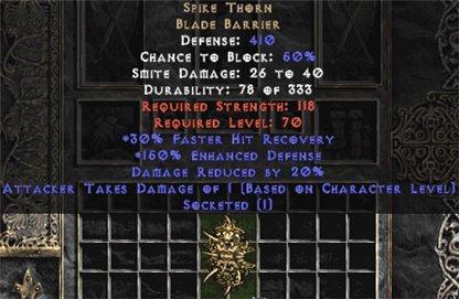 Spike Thorn - 20% DR & 150% ED - Perfect - East Non-Ladder