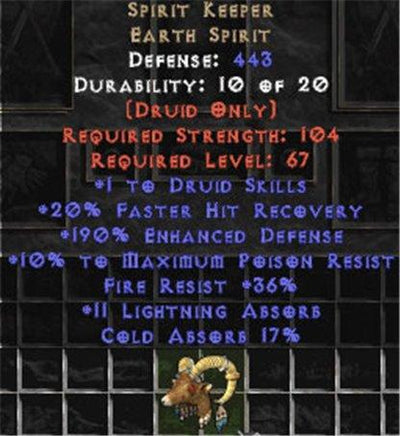 Spirit Keeper +1 skills - East Non-Ladder