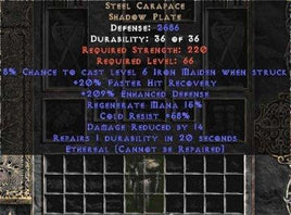 Steel Carapace - Ethereal - East Non-Ladder