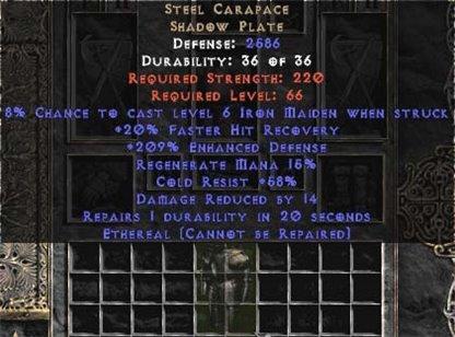 Steel Carapace - Ethereal - Europe Non-Ladder