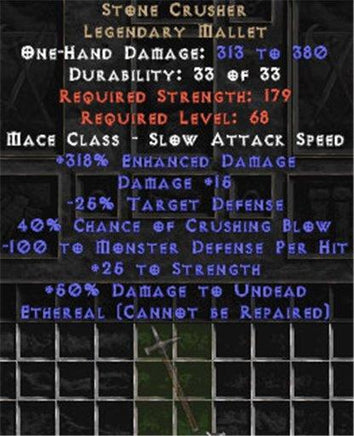 Stone Crusher - Ethereal - 310%+ ED - Europe Non-Ladder