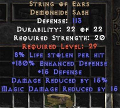 String of Ears 8% LL & 15% DR - Europe Non-Ladder