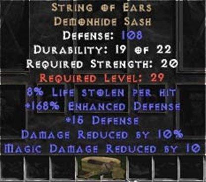 String of Ears 8% LL - East Non-Ladder