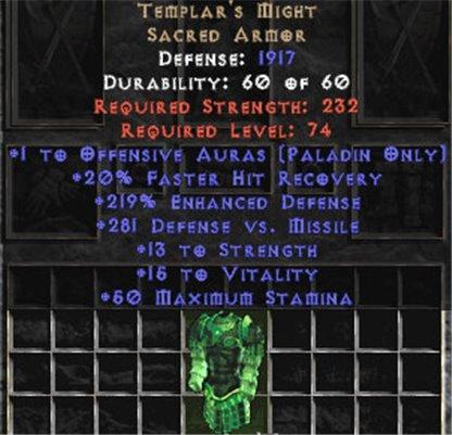 Templar's Might +1 Auras - East Non-Ladder