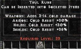 Thul Rune - East Non-Ladder