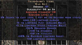 Thundergod's Vigor - East Non-Ladder