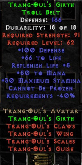 Trang-Oul's Girth - +50 Mana - East Non-Ladder