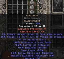 Treachery Dusk Shroud - East Non-Ladder