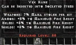 Vex Rune - East Non-Ladder