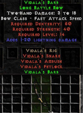 Vidala's Barb - East Non-Ladder