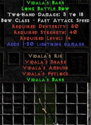 Vidala's Barb - East Non-Ladder