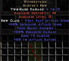 Witherstring - +50% ED - Perfect - West Non-Ladder