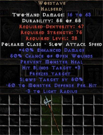 Woestave - +40% ED - Perfect - West Non-Ladder