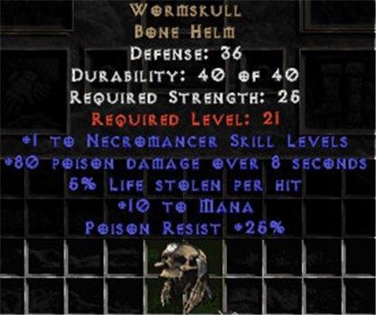 Wormskull - 36 Def - Perfect - West Non-Ladder