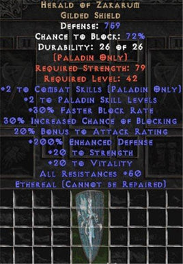 Herald of Zakarum - Ethereal - 150-179% ED - Europe Non-Ladder