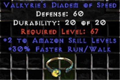 +2 Amazon Skills/30% FRW Diadem/Tiara/Circlet - Europe Ladder