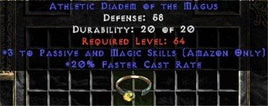 +3 Amazon P&M/20% Diadem/Tiara/Circlet - East HC Ladder