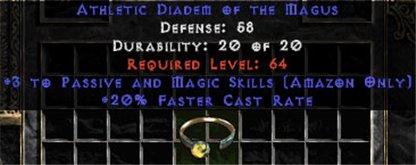 +3 Amazon P&M/20% Diadem/Tiara/Circlet - Europe HC Ladder